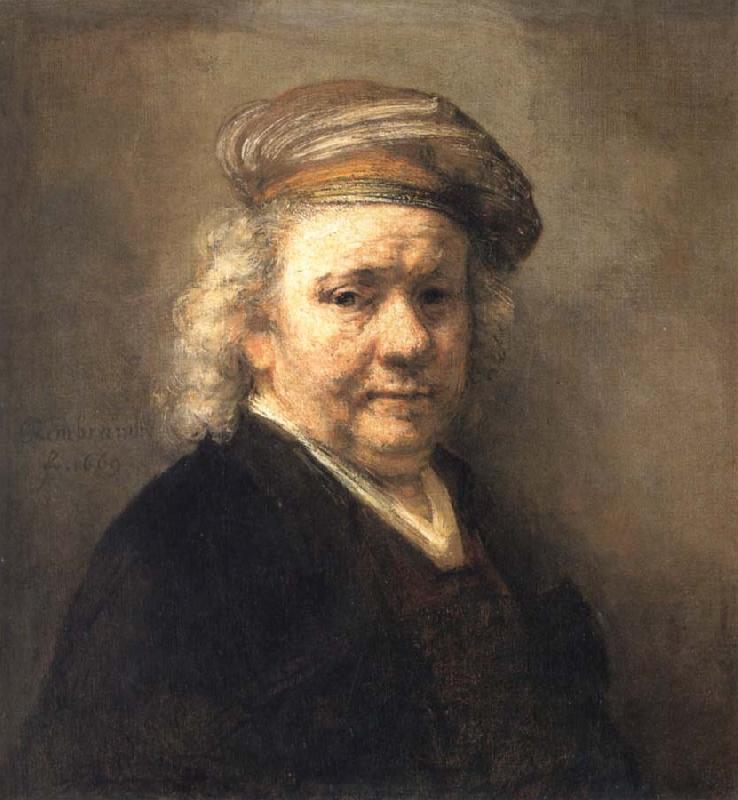 REMBRANDT Harmenszoon van Rijn Self-Portrait oil painting picture